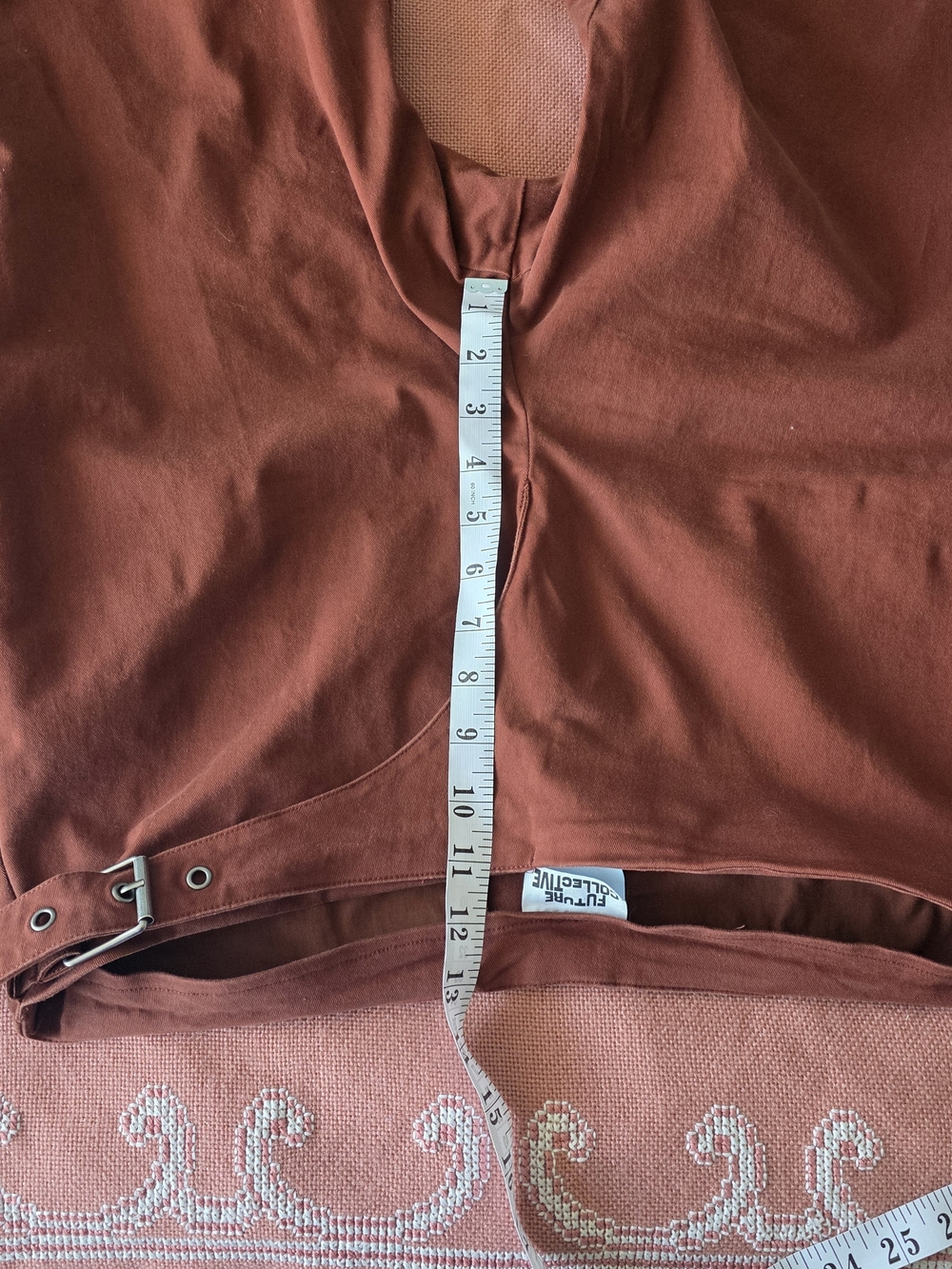 Straight Leg Pants in Rust Sz 16 - Picture 7 of 12
